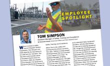 Highlighting Employee Tom Simpson 