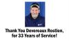 Devereaux Rostien Retires After 33 Years of Service